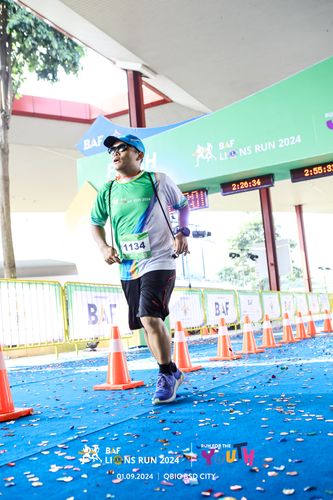 Race photo from BAF LIONS RUN 2024