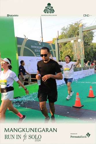 Race photo from Mangkunegaran Run 2024