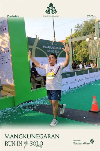 Race photo from Mangkunegaran Run 2024