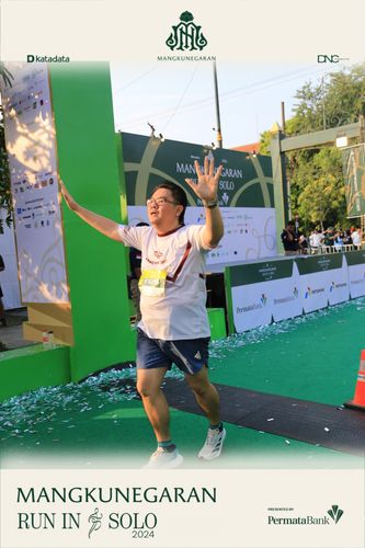 Race photo from Mangkunegaran Run 2024