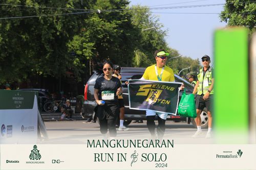Race photo from Mangkunegaran Run 2024
