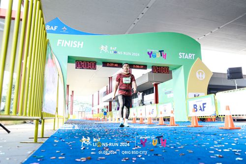 Race photo from BAF LIONS RUN 2024