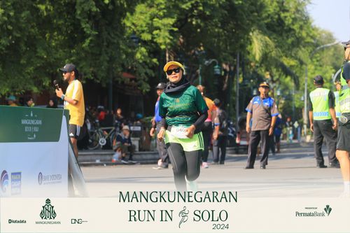 Race photo from Mangkunegaran Run 2024