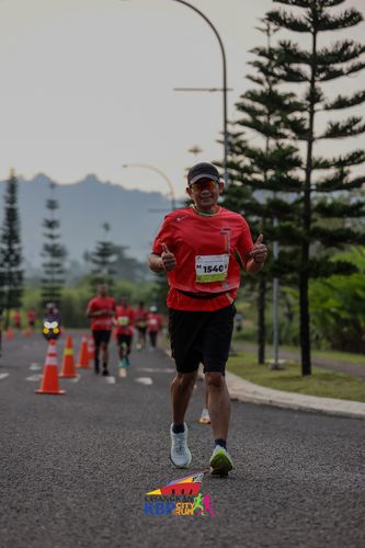 Race photo from CISANGKAN KBP CITY RUN 2025