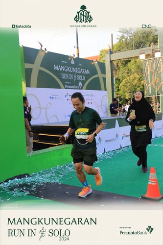 Race photo from Mangkunegaran Run 2024