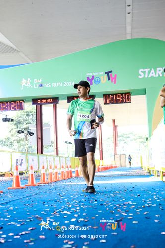 Race photo from BAF LIONS RUN 2024