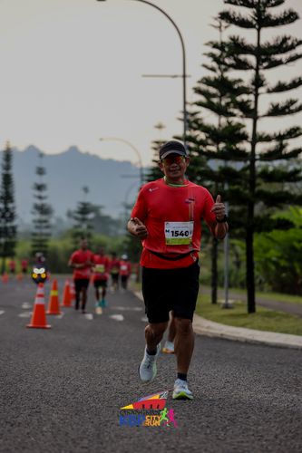 Race photo from CISANGKAN KBP CITY RUN 2025