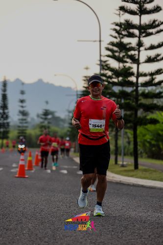 Race photo from CISANGKAN KBP CITY RUN 2025
