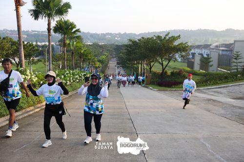 Race photo from Taman Budaya x BOGORUN 2025