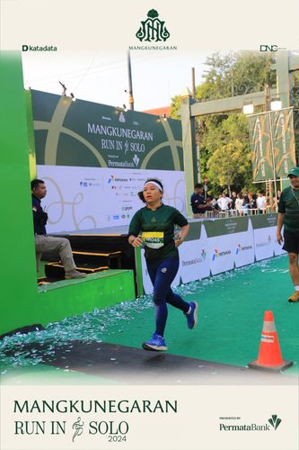 Race photo from Mangkunegaran Run 2024