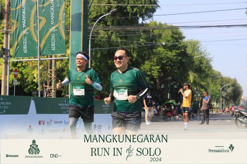 Race photo from Mangkunegaran Run 2024