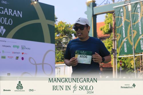 Race photo from Mangkunegaran Run 2024