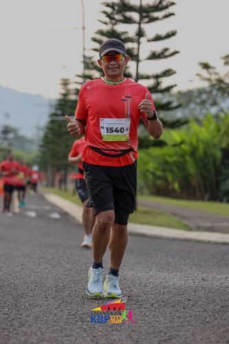 Race photo from CISANGKAN KBP CITY RUN 2025