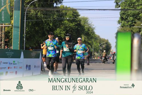 Race photo from Mangkunegaran Run 2024