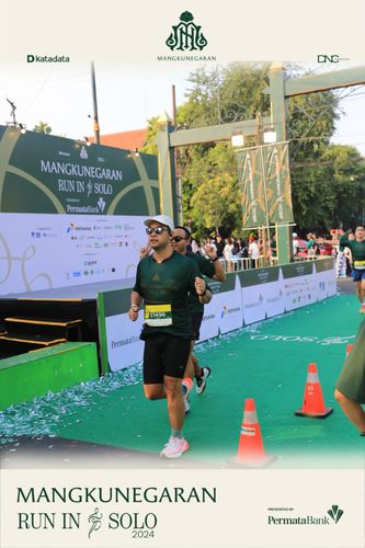 Race photo from Mangkunegaran Run 2024