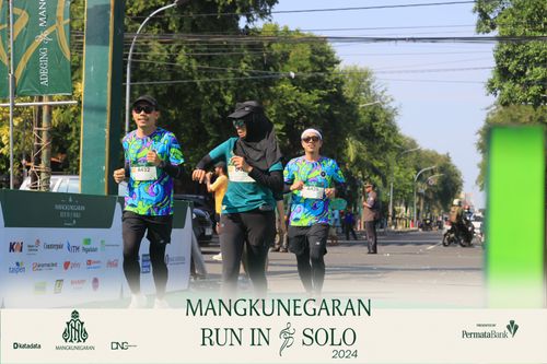 Race photo from Mangkunegaran Run 2024