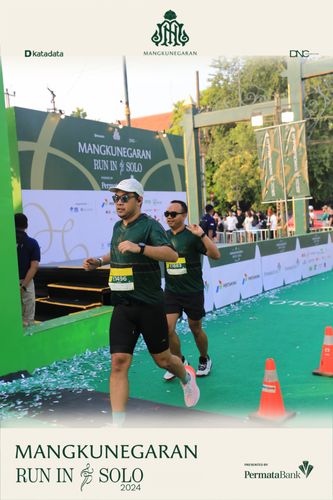Race photo from Mangkunegaran Run 2024
