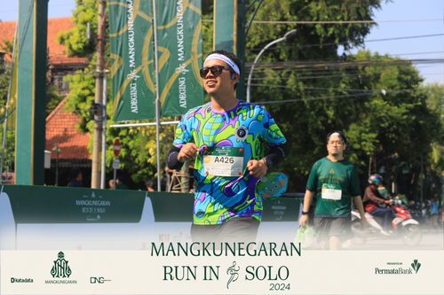 Race photo from Mangkunegaran Run 2024