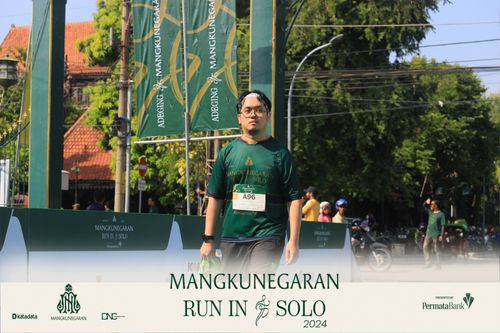 Race photo from Mangkunegaran Run 2024