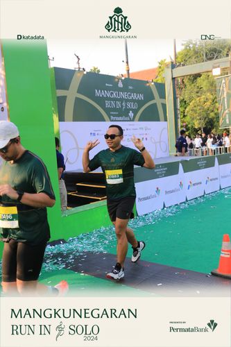 Race photo from Mangkunegaran Run 2024