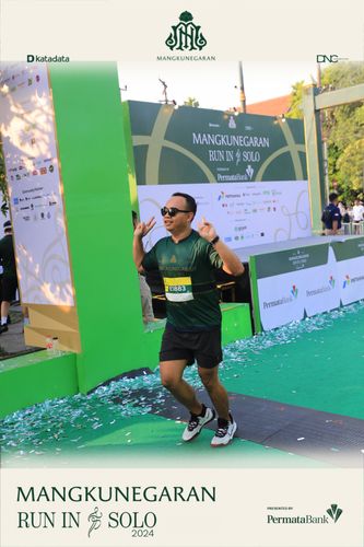 Race photo from Mangkunegaran Run 2024