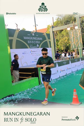 Race photo from Mangkunegaran Run 2024
