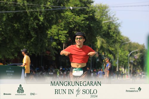Race photo from Mangkunegaran Run 2024
