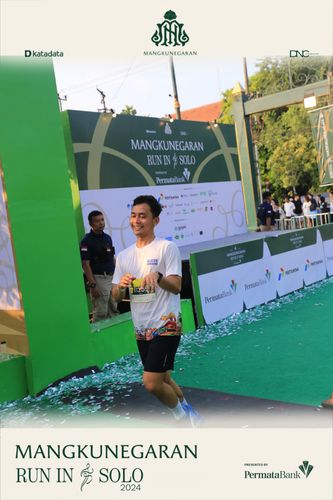 Race photo from Mangkunegaran Run 2024