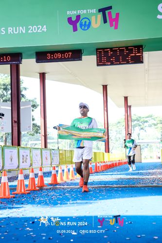 Race photo from BAF LIONS RUN 2024