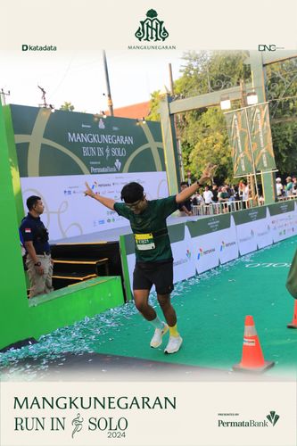 Race photo from Mangkunegaran Run 2024