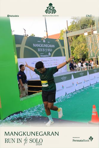 Race photo from Mangkunegaran Run 2024