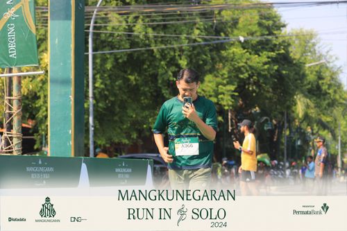 Race photo from Mangkunegaran Run 2024