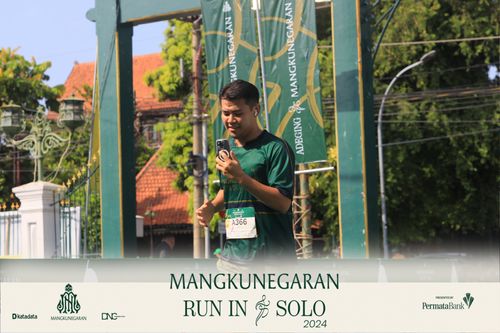 Race photo from Mangkunegaran Run 2024