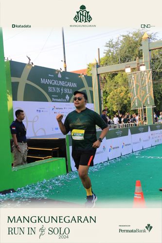 Race photo from Mangkunegaran Run 2024