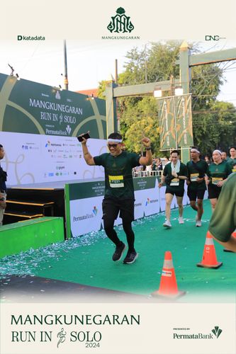 Race photo from Mangkunegaran Run 2024