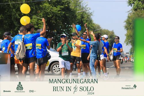 Race photo from Mangkunegaran Run 2024
