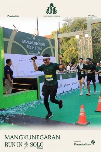 Race photo from Mangkunegaran Run 2024