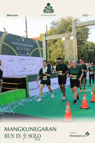 Race photo from Mangkunegaran Run 2024