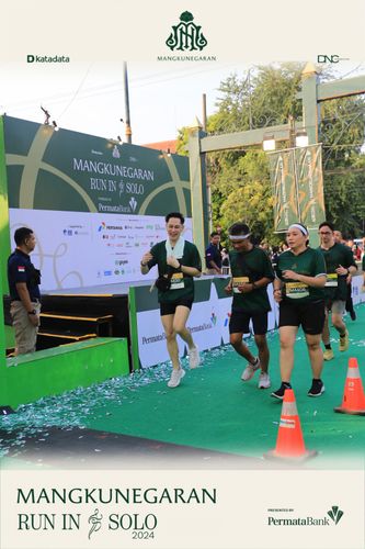 Race photo from Mangkunegaran Run 2024
