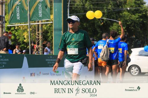 Race photo from Mangkunegaran Run 2024