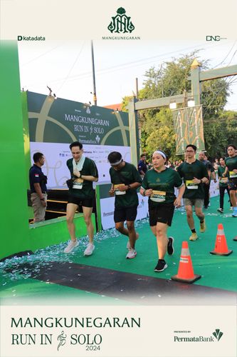 Race photo from Mangkunegaran Run 2024