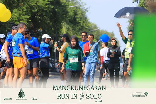 Race photo from Mangkunegaran Run 2024
