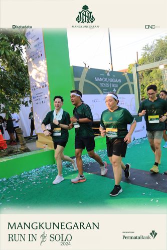 Race photo from Mangkunegaran Run 2024