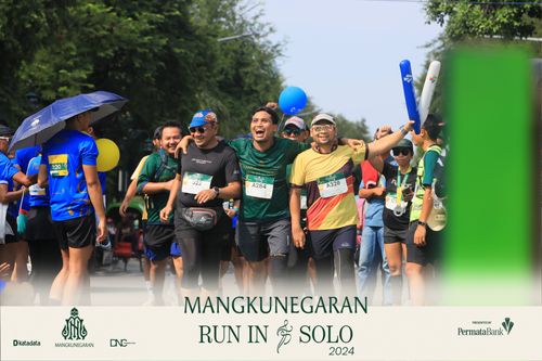 Race photo from Mangkunegaran Run 2024