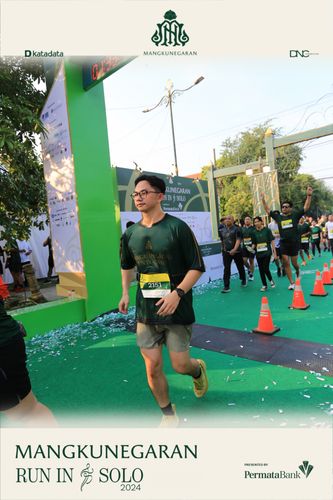Race photo from Mangkunegaran Run 2024