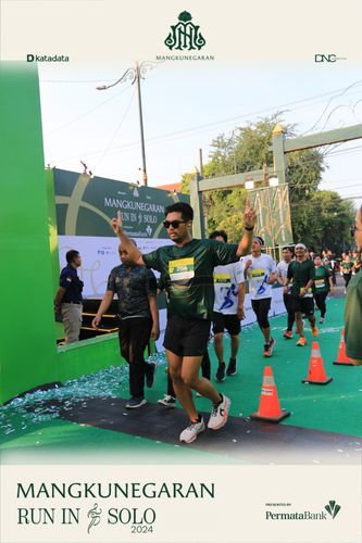 Race photo from Mangkunegaran Run 2024
