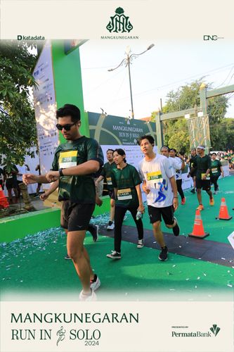 Race photo from Mangkunegaran Run 2024