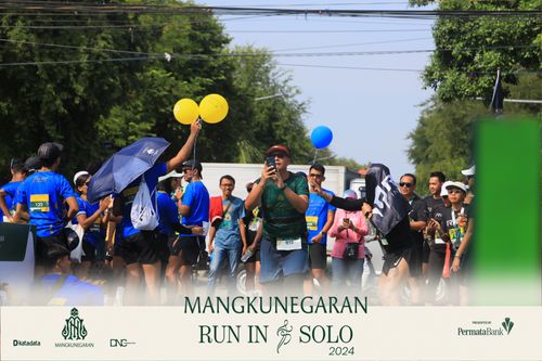 Race photo from Mangkunegaran Run 2024