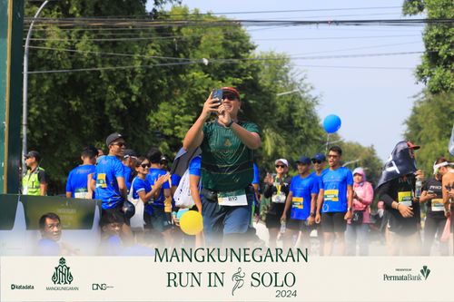 Race photo from Mangkunegaran Run 2024