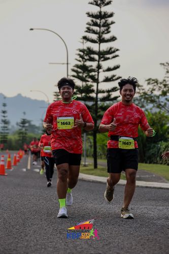 Race photo from CISANGKAN KBP CITY RUN 2025